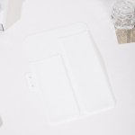 Reisimatt sirgendajate jaoks, kuumakindel matt lokitangide jaoks, juuksesirgendajate lett, kuumakindlad mati sirgendajad ja juuste kujundamiseks One Size valge