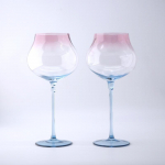 750ml Komplekt 2 tk Suure Mahutavusega Gradient Punase Veini Klaasid Burgundia Bordeaux Veini Klaasid K&otilde;rgetasemeline Kristallklaas Baaritarvikud