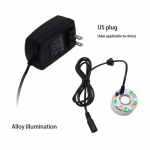 Pihustav mini ultrahelipihusti Halloweeni peokaunistus LED purskkaevu tiigi pihusti aia akvaariumi maastikupihustiga kaunistus