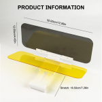 SEAMETAL auto p&auml;ikesesirm pimestamisvastane p&auml;ikesevari UV-kiirgust blokeeriv blokeerija polariseeritud p&auml;ikesevari HD Vision Ohutus &ouml;&ouml;sel s&otilde;itmine 1 piece