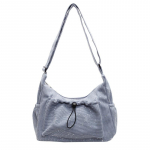 Naiste kordvelvetist litritega kott suure mahutavusega &otilde;lakott ristiketi jaoks must