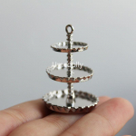 1/12 Skaala Armas Mini Makroon Miniatuurne Nukumaja Kook Kolmjalg Teeskle M&auml;ngu Simulatsioon Toit Nuku K&ouml;&ouml;gi M&auml;nguasja Tarvikute jaoks h&otilde;be