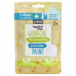 Sachet Gouache en poudre 100g Blanc - PEBEO - Tactilcolor - Diluable &agrave; l'eau - Pour enfants &agrave; partir de 2 ans
