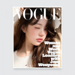 VOGUE Korea Magazine 2025 m&auml;rts, JANG WONYOUNG, CHAEYOUNG, HAN HYOJOO, Krystal IVE- JANG WONYOUNG