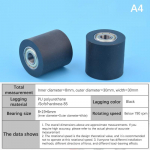 Pu pol&uuml;uretaanist ratas 30 mm presspaberimaski masina pressimisliini lame ratas