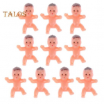 Plastikust beebide komplekt beebide du&scaron;im&auml;ngude jaoks 1-tolline mini beebide kujukesed kuningakoogi kaunistamiseks j&auml;&auml;kuubikum&auml;nguks V&auml;ikeste beebide du&scaron;im&auml;ngude kaunistused 10pcs