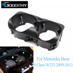 Auto keskkonsooli veejoogitopsi hoidiku kattepaneel Mercedes Benz S klassile W221 S300 S350 S400 S500 2009-2013 Black 1PC