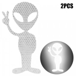 Kaugemaa hoiatus Helendavad autokleebised Isiksus Mood V&auml;lismaalased Peegeldav Veekindel eredav&auml;rviline Dekoratsioon punane