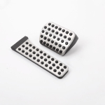 2 PCs car fuel brake Pedal For Mercedes benz C GLC E Class W205 X253 W213 -, without drilling, car accessories white