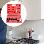 33Pcs Master Bushing Driver Set Bearing Seal Removal Installation Kit for 0.394 to 1.65 or 3/8