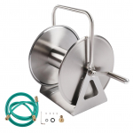 Seinale paigaldatav automaatne aiavooliku rulli riiulikomplekt veevooliku hoiuriiul koduaianduseks( 3/4 tolli ) valge