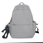 Suure mahutavusega &uuml;hev&auml;rviline seljakott - Metsastiil, Unisex trendikas k&otilde;ik-sobib koolikott g&uuml;mnaasiumi ja &uuml;likooli jaoks Backpack Only helehall v&auml;rv