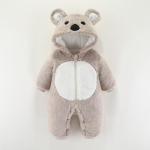 Beebi s&uuml;gis-talvine paks puuvillane kombinesoon vasts&uuml;ndinutele - Soe v&auml;likost&uuml;&uuml;m 90 cm