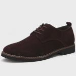 Meeste Suured Suede Nahast &Auml;rikasulikud Kingad, Suurused 45-48 41 pruun