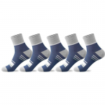 1/5/10 paari meeste triibulised keskmise pikkusega spordisokid, hingavad sokid, vabaaja sokid 5Pairs