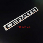 Automobiili tagumine embleem Sobib musta logoga Souranto sportage R Smart Run Cerato tagumine must logo ingliskeelsed t&auml;hed cerato