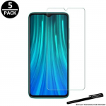 [5pack] Verre tremp&eacute; pour Xiaomi Redmi note 8 pro Film de protection 2.5D avec Stylet Toproduits&reg;