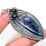 Sunstone In Lolite, Spinel 925 Sterling Silver Gift Pendant 3.27 p1k04