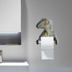 Dinosaurusena kujundatud tualettpaberihoidja Seinale kinnitatav salvr&auml;tihoidja Multikakujuline 3D hoiuriiul