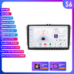 Hizpo Carplay 4G 9-tolline 2Din Android 13 Autode Multimeediapleier Volkswagen Skoda Octavia Golf 5 6 Touran Passat Polo Jetta jaoks Intelligente Autoradio S6 8Core 6G 64G