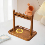 Lauaarvuti v&otilde;tmehoidja Ehtekorraldaja Stend Elegantne Mitmek&uuml;lgne Puidust Riiul Konksudega Lauapinnale Coffee