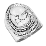 925 Sterling H&otilde;be S&otilde;rmus Naised V&auml;&auml;riskivi K&auml;sit&ouml;&ouml; Ehted S&otilde;brap&auml;eva Kingitus Hull Pits Ahhaat Dalmaatsia Dendriitopaal Eudialiit Howliit K2 Jaspis 6.5