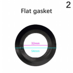 5 tk kummitihendi pesuri tihend Franke korvis&otilde;ela pistiku jaoks 1(Convex pad)