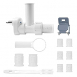 12 tk Pastapressi lisaseade KitchenAid k&ouml;&ouml;gikombainidele Ekstruuder Pastamasin 6 pastavormiga N&otilde;udepesumasinas pestavad osad Kingitus Kitchenaidile valge