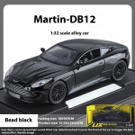1/32 M&otilde;&otilde;tkava Aston Martin DB12 GT Super Sports Auto Sulamist Valatud Metallist Mudelauto Kodu Kaunistus Trendikad Kaunistused S&uuml;nnip&auml;evakingitused Poisile must