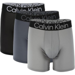 Calvin Klein Letter Keskk&otilde;rgusega Antibakteriaalne Mugav Pehme Hingav Aluspesu 3-pakk Meeste aluspesu NP2608O-900 S