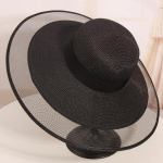 Tuul elegantne retro k&uuml;bar naiste suvine p&auml;ikesekaitse varjuga suure &auml;&auml;rega &otilde;lgk&uuml;bar reisimine mitmek&uuml;lgne puhkus rannak&uuml;bar mood Adult average size must
