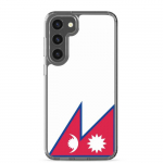 Coque T&eacute;l&eacute;phone &ndash; Samsung &ndash; Galaxy S23 Plus &ndash; Drapeau du N&eacute;pal &ndash; Souple &ndash; Mitmev&auml;rviline