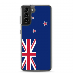 Coque T&eacute;l&eacute;phone &ndash; Samsung &ndash; Galaxy S21 Ultra &ndash; Drapeau Nouvelle-Z&eacute;lande &ndash; Supp &ndash; Mitmev&auml;rviline