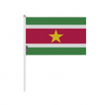 Drapeau - Suriname - 20 x 30 cm - Pol&uuml;esterresistant - L&eacute;ger - Impression recto/verso