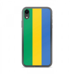 Coque - PIXELFORMA - iPhone XR - Drapeau du Gabon - Silikoonist supp - Optimaalne kaitse