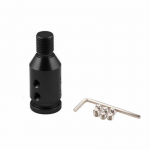 Universaalne M12x1,25 M10x1,5 k&auml;igukangi adapteri keermestatud alumiiniumist kangi vahetusnupp Honda k&auml;sik&auml;iguvahetajate jaoks