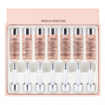 OHUI Miracle Moisture Pink Barrier Ampoule 777 7ml x 7ea | Intensive Hydration & Skin Barrier Care | Korean Moisturizing Ampoule 7ml x 7ea
