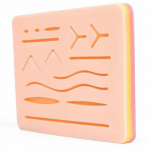 &Otilde;mbluspraktika Medical Silicone 3 Layer Suturing Pad Inimese nahamudeli koolitus 1pcs
