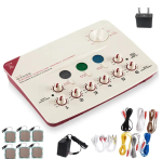 Elektroakupunktuur, n&otilde;elravi ja moksibustsiooni instrument, elektroteraapia, pulssf&uuml;sioteraapia instrument, EMS-lihaste stimuleerimine white