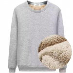 Talvised meeste fliisist kampsunid hoiavad soojas aluspesu vabaaja &uuml;hev&auml;rviline pullover Lambavillane O-kaelusega paksendatud termopesu topid 5XL