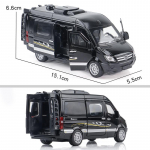 Mercedes Benz Sprinter suur mahtuniversaal Simulatsioon Valuvalatud ja M&auml;ngus&otilde;idukid Heli ja Valgus Tagasit&otilde;mmatav Auto 1:32 sulamist mudeli s&uuml;nnip&auml;evakingitused