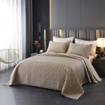 Kristallveluurist 3-osaline tepitud voodipesukomplekt, Euroopa minimalistlik luksuslik voodikate, antistaatiline talvepleed pehme tekk 269x234cm 3pcs set khaki