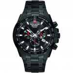 &Scaron;veitsi Alpi S&otilde;jav&auml;eline T&auml;htv&otilde;itleja Roostevabast Terasest Must Tihvliga Kvarts 7043.9177 100M Meeste K&auml;ekell must