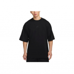 Nike Logoga tikitud pusa l&uuml;hikeste varrukatega T-s&auml;rk meestele &uuml;lemised must HF9607-010 L