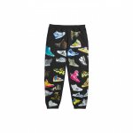Adidas Originals Jeremy Scott Archive SS23 Archive P&uuml;ksid Hingavad Kootud Sports P&uuml;ksid Mansetiga Unisex P&uuml;ksid Must IA0096 S