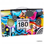 Brutfuner 48/72/120/150/160/180 v&auml;rvi pliiatsid Professionaalne &otilde;li puit pehme akvarellpliiats kooli joonistamiseks visandiks kunstitarbed