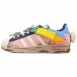 Adidas Originals Sean Wotherspoon X Melting Sadness X Superstar Madalad Tennised Unisex Tennised Roosa Valge IH7626 38