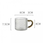 Jaapani stiilis paksendatud klaasist k&uuml;lma vee kannukomplekt majapidamise k&uuml;lma keedetud vee kann kuumakindel teekann <500ml