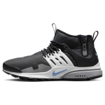 Nike Air Presto Mid Utility Antratsiit Summit White Particle Grey University Blue Trendikad tossud DC8751-002 38.5 black
