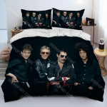 Freddie Mercury Queen-Rock-B&auml;ndi Tekikott Voodipesukomplekt, Tekikott Voodikomplekt Tekikoti Kate Padjap&uuml;&uuml;r, Kuninga Suuruses Queen Suuruses Voodipesukomplekt EU Single 135x200cm